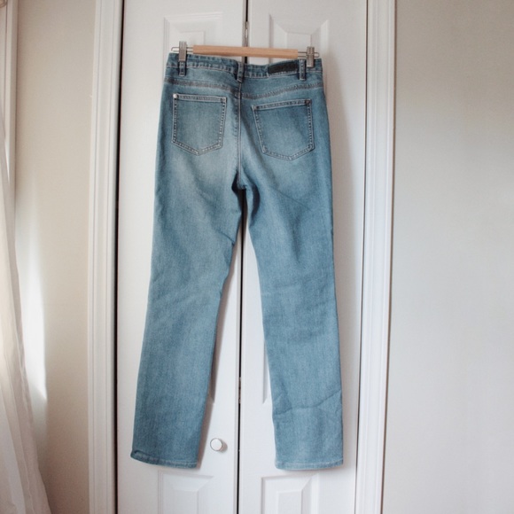 Mid-rise straight-leg jeans - Picture 2 of 2